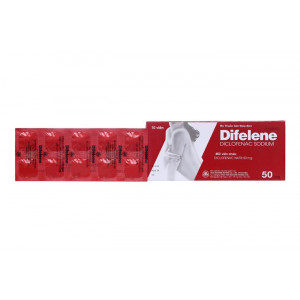 Thuốc giảm đau, kháng viêm Difelene 50mg (10 viên/hộp)