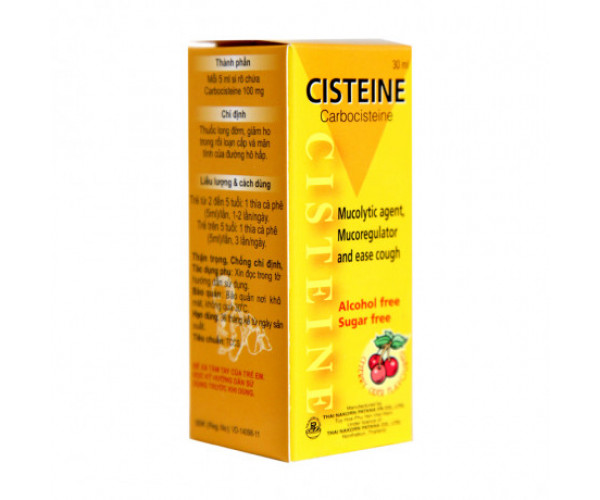 Siro long đờm, giảm ho cho trẻ em Cisteine (60ml)