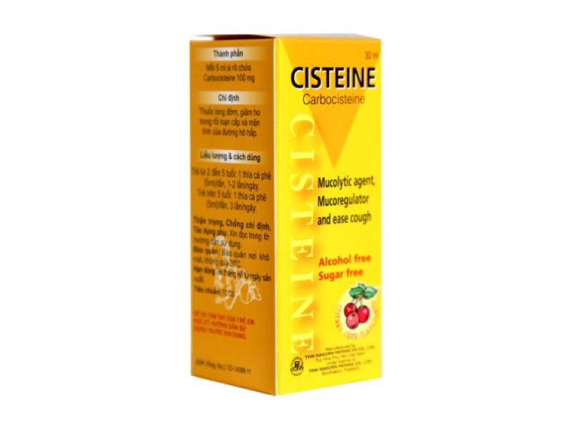 Siro long đờm, giảm ho cho trẻ em Cisteine (60ml)