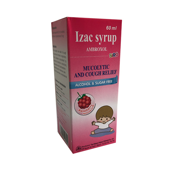 Siro ho long đờm Izac syrup (60ml)