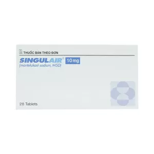 Singulair 10mg (2 vỉ x 14 viên/hộp)