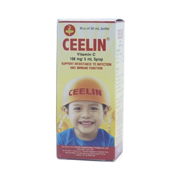 Siro hỗ trợ đề kháng nhiễm khuẩn & tăng chức năng miễn dịch cho trẻ Ceelin (30ml)