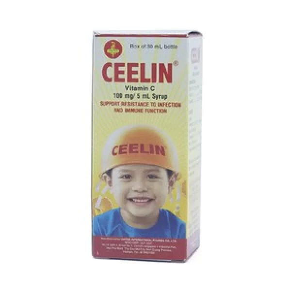 Siro hỗ trợ đề kháng nhiễm khuẩn & tăng chức năng miễn dịch cho trẻ Ceelin (30ml)