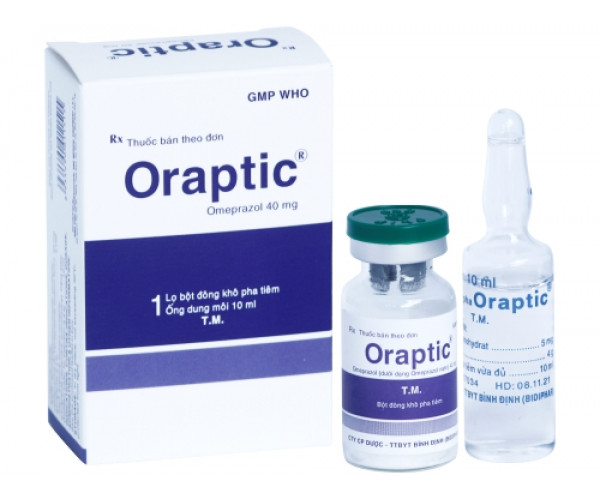Thuốc bột pha tiêm Oraptic 40mg