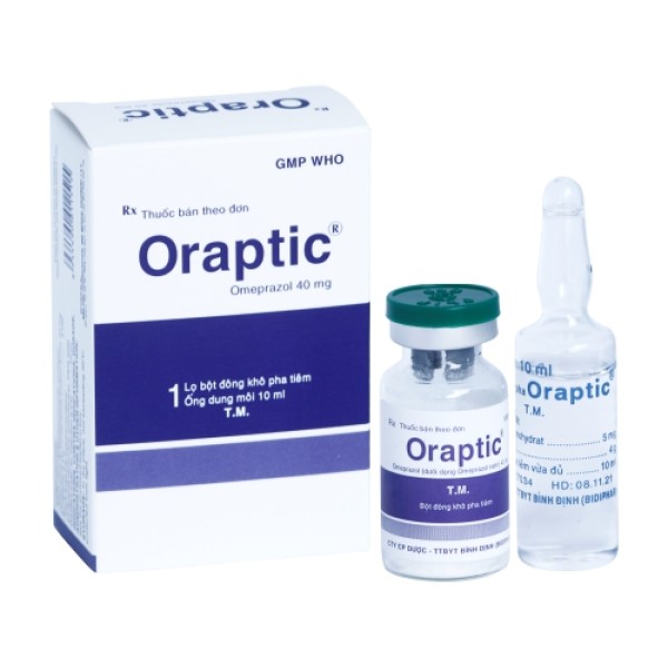 Thuốc bột pha tiêm Oraptic 40mg
