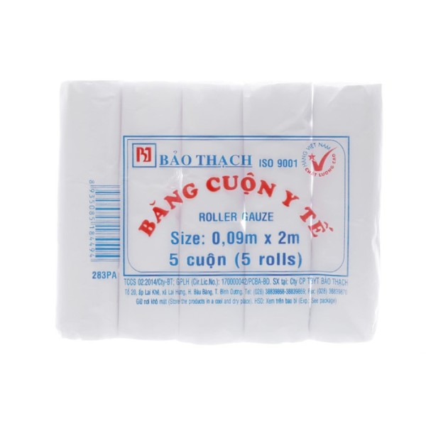 Băng cuộn y tế Bảo Thạch (5 cuôn/gói)