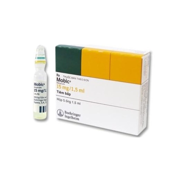 Dung dịch tiêm Mobic 15mg/1.5ml (5 ống/hộp)
