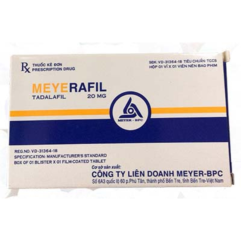 Meyerafil 20mg (1 viên/hộp)