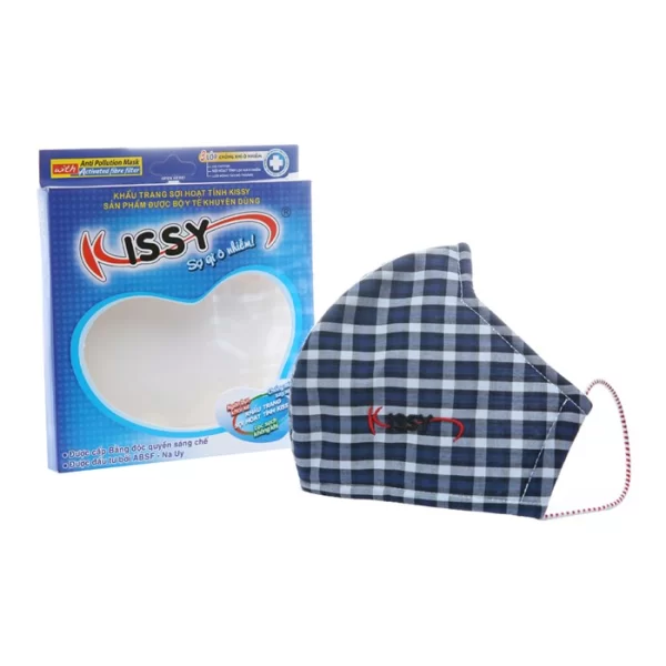 Khẩu trang sợi hoạt tính Kissy người lớn (size L)