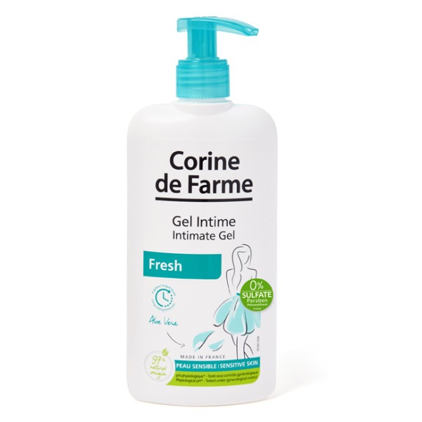 Dung dịch vệ sinh phụ nữ  Intimate Gel Fresh Corine de Farme (250ml)