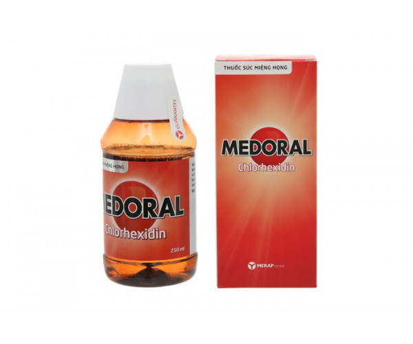 Thuốc súc miệng sát khuẩn vùng họng Medoral (250ml)