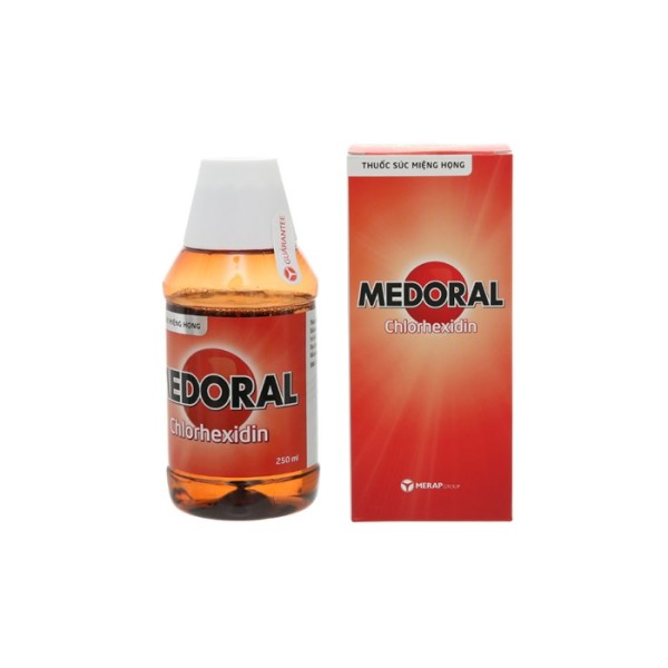 Thuốc súc miệng sát khuẩn vùng họng Medoral (250ml)