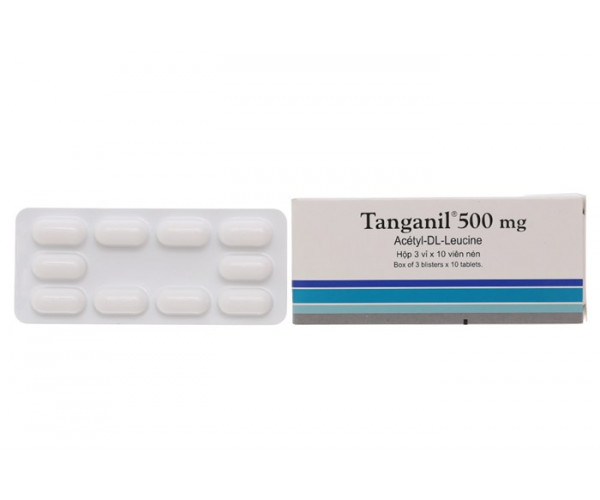 Thuốc điều trị cơn chóng mặt Tanganil 500mg (3 vỉ x 10 viên/hộp)
