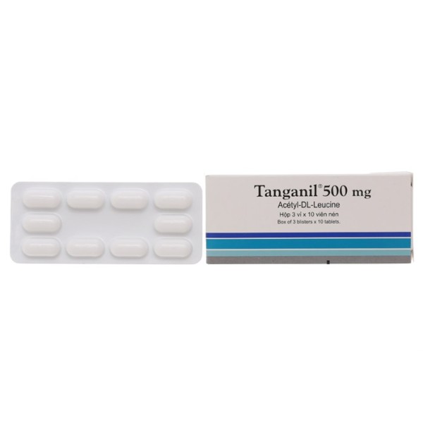 Thuốc điều trị cơn chóng mặt Tanganil 500mg (3 vỉ x 10 viên/hộp)