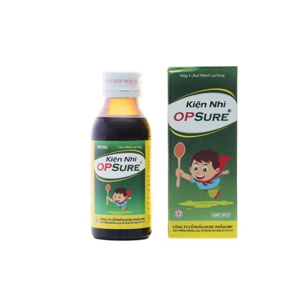 Siro cho trẻ biếng ăn, ra mồ hôi trộm Kiện Nhi OPSure (90ml)