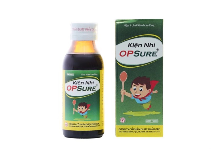 Siro cho trẻ biếng ăn, ra mồ hôi trộm Kiện Nhi OPSure (90ml)