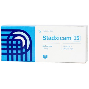 Thuốc giảm đau, kháng viêm Stadxicam 15mg (3 vỉ x 10 viên/hộp)