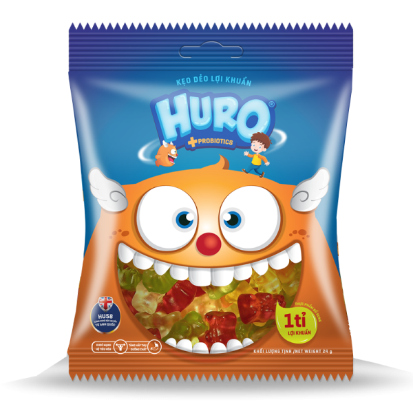 Kẹo dẻo lợi khuẩn HURO (24g)