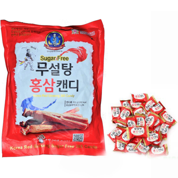 Kẹo hồng sâm Hàn Quốc không đường 365 (500g)