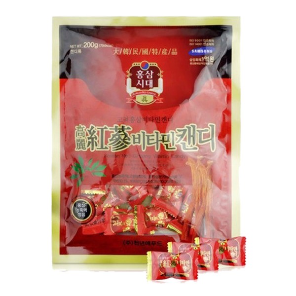 Kẹo hồng sâm Vitamin Hàn Quốc (200g)