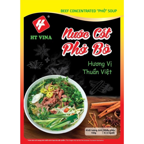 Thực phẩm dinh dưỡng Nước cốt phở bò HT Vina (150g)