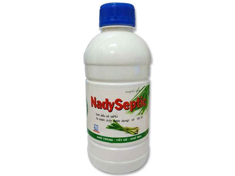 Nước lau sàn nhà tinh dầu sả khử trùng sạch sẽ, xua đuổi côn trùng Nadyseptic (1 lít)