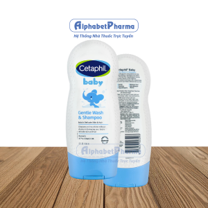 Sữa tắm và gội cho trẻ em Cetaphil Baby Gentle Wash & Shampoo (230ml)
