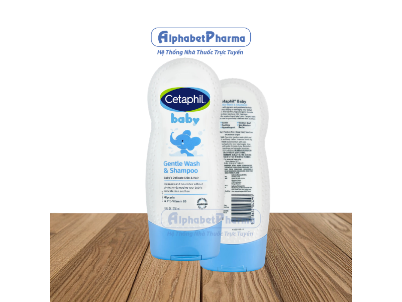 Sữa tắm và gội cho trẻ em Cetaphil Baby Gentle Wash & Shampoo (230ml)