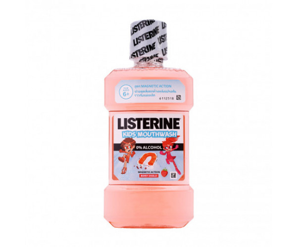 Nước súc miệng cho trẻ em Listerine Kids Mouthwash hương berry (250ml)