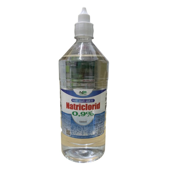 Nước muối sinh lý Nam Phát Natriclorid 0.9% (1000ml)