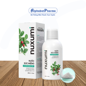 Nước súc miệng diệt khuẩn Nuxumi (280ml)