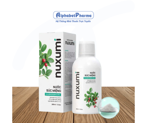 Nước súc miệng diệt khuẩn Nuxumi (280ml)