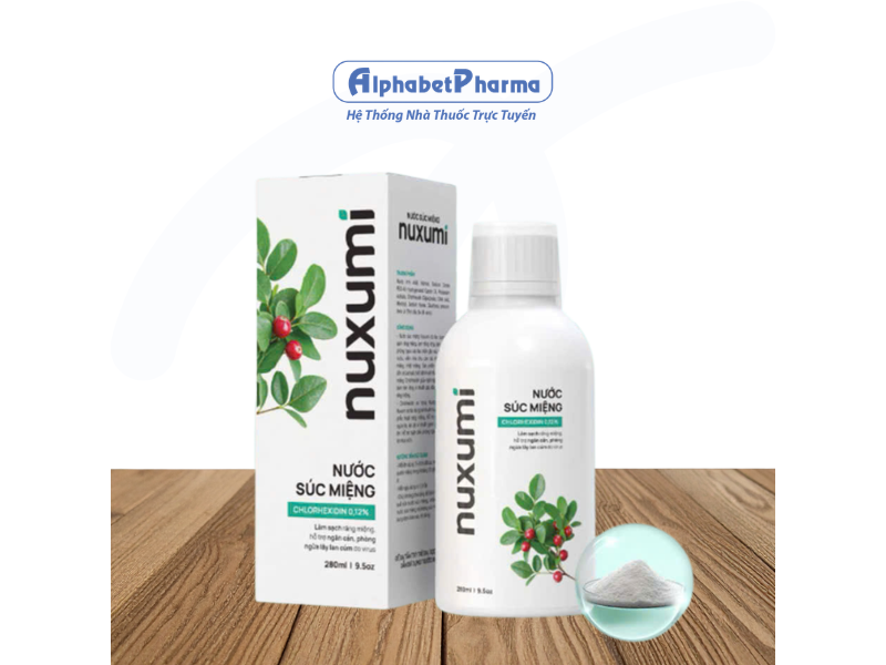 Nước súc miệng diệt khuẩn Nuxumi (280ml)