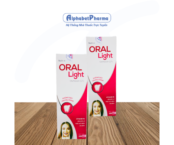 Nước súc miệng ngăn ngừa viêm nướu Oral Light (250ml)
