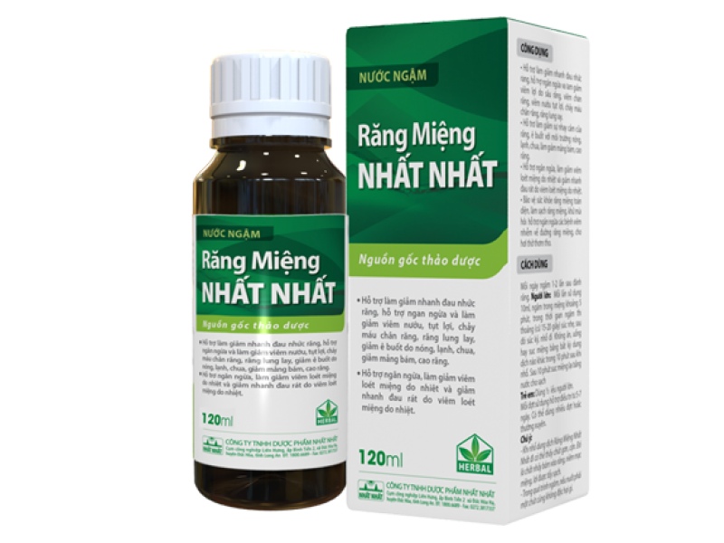 Nước ngậm Răng miệng Nhất Nhất (120ml)