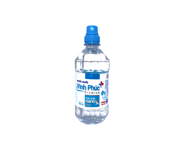 Nước muối sinh lý Vĩnh Phúc Premium tinh chất Nano bạc (1000ml)