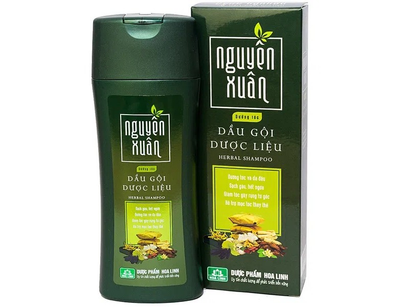 Dầu gội dược liệu hỗ trợ dưỡng tóc, da đầu, sạch gàu, hết ngứa Nguyên Xuân xanh (200ml)