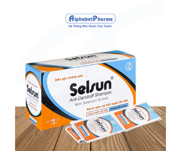 Dầu gội sạch gàu, hết ngứa da đầu Selsun (5ml)