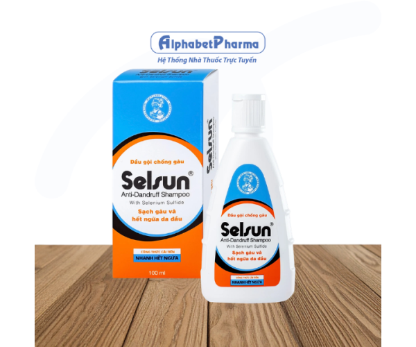 Dầu gội sạch gàu, hết ngứa da đầu Selsun (100ml)