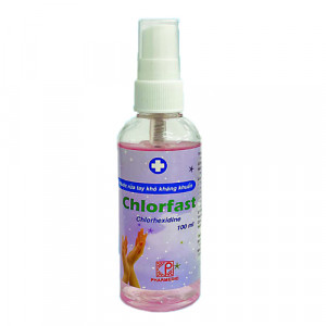 Xịt rửa tay khô Chlorfast (100ml)