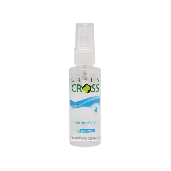 Xịt rửa tay khô Green Cross hương Tự nhiên (70ml)