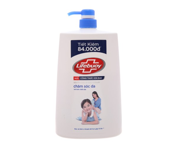 Sữa tắm bảo vệ khỏi vi khuẩn Lifebuoy chăm sóc da (1.1kg)