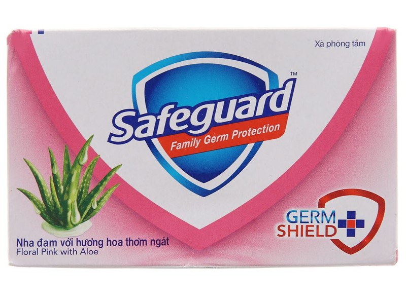 Xà bông cục Safeguard tinh chất nha đam và hương hoa thơm ngát (175g)