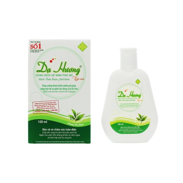 Dung dịch vệ sinh phụ nữ Dạ Hương trà xanh (100ml)