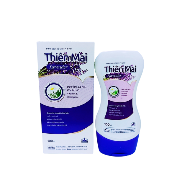 Dung dịch vệ sinh phụ nữ Thiên Mai Lavender Nhất Nhất (100ml) 