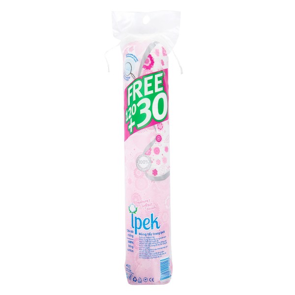 Bông tẩy trang Ipek (150 miếng/gói)