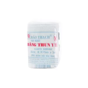 Băng thun y tế 2 móc Bảo Thạch (0.075m x 3m)