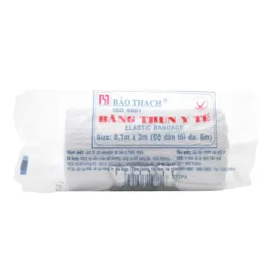 Băng thun y tế 3 móc Bảo Thạch (0.1m x 3m)