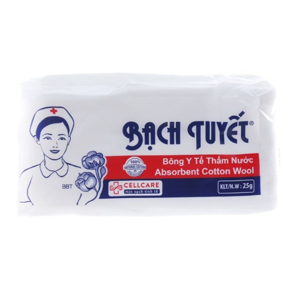 Bông y tế Bạch Tuyết (25g)