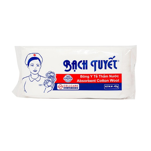 Bông y tế Bạch Tuyết (45g)